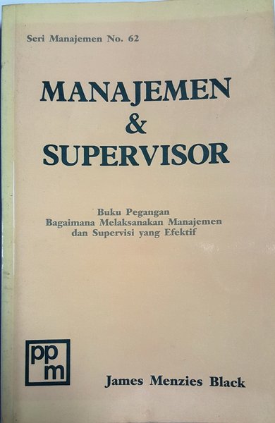 Buku Pegangan Manajeman Dan Supervisor
